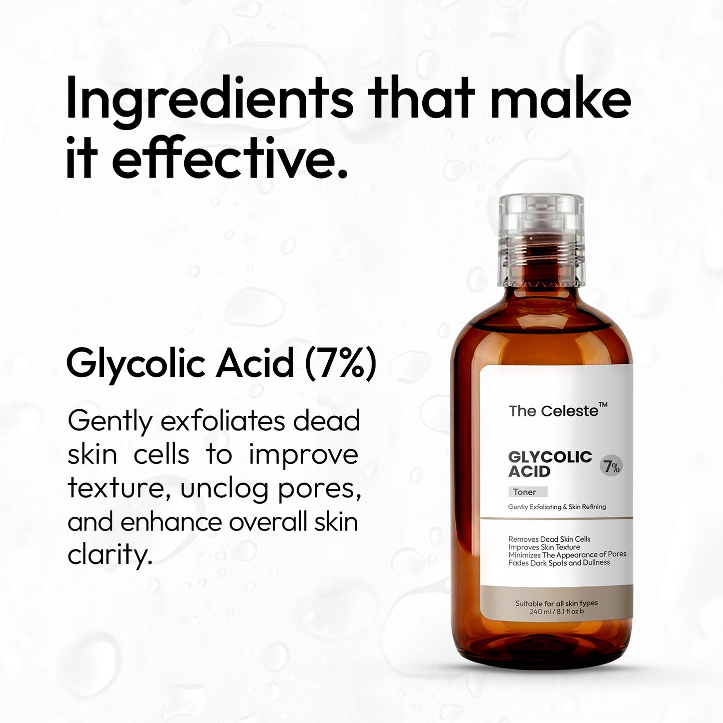 The Celeste Glycolic Acid 7% Toner