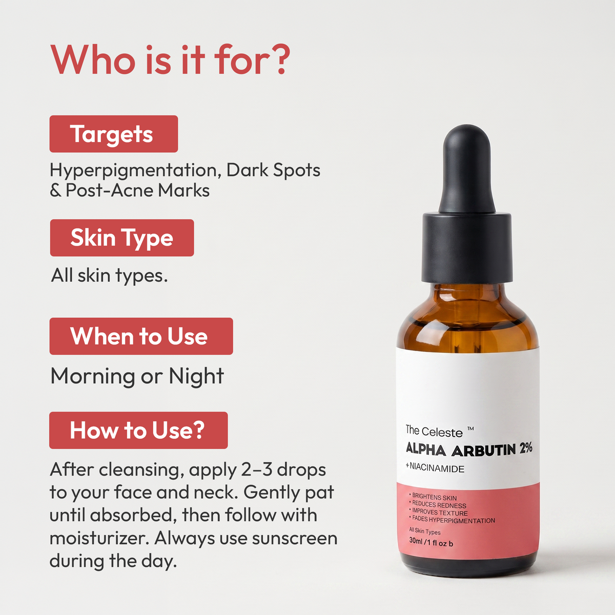 The Celeste Alpha Arbutin 2%