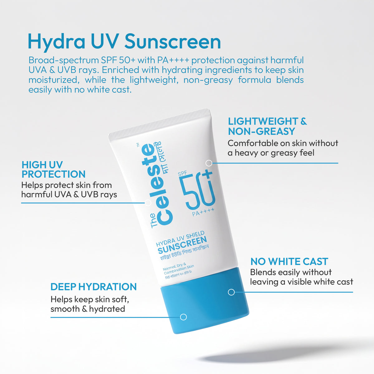 The Celeste Hydra UV Sunscreen