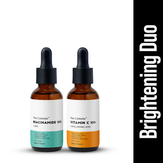 The Brightening Duo - Vitamin C 10% & Niacinamide 10%