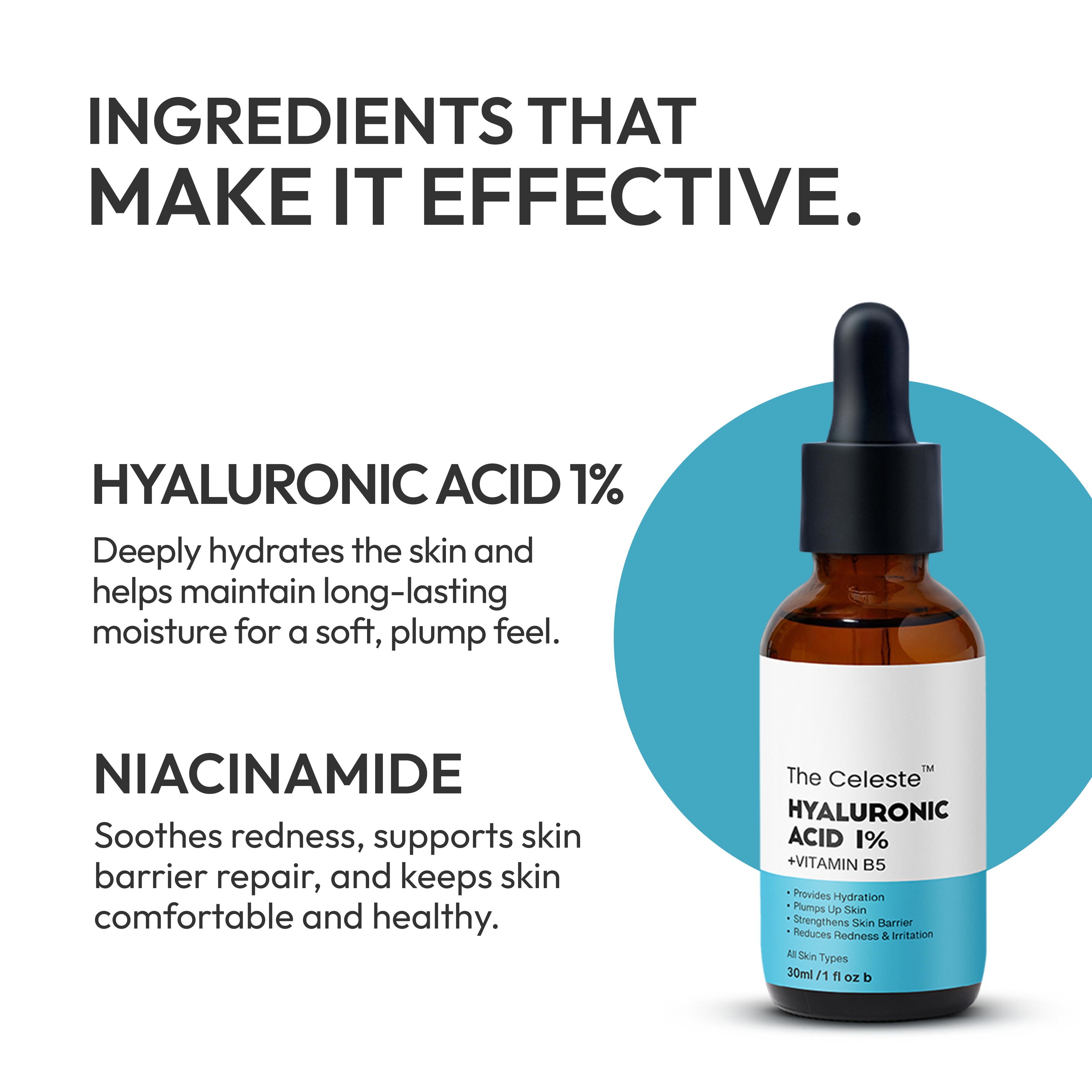 The Celeste Hyaluronic Acid 1%