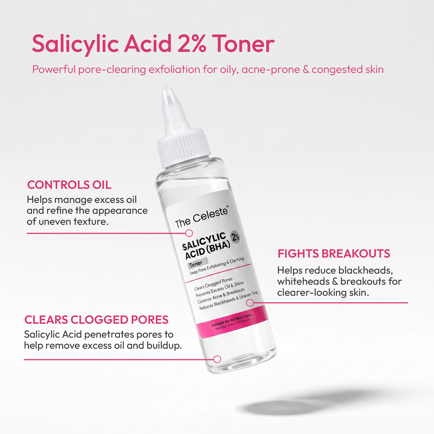The Celeste Salicylic Acid 2% Toner