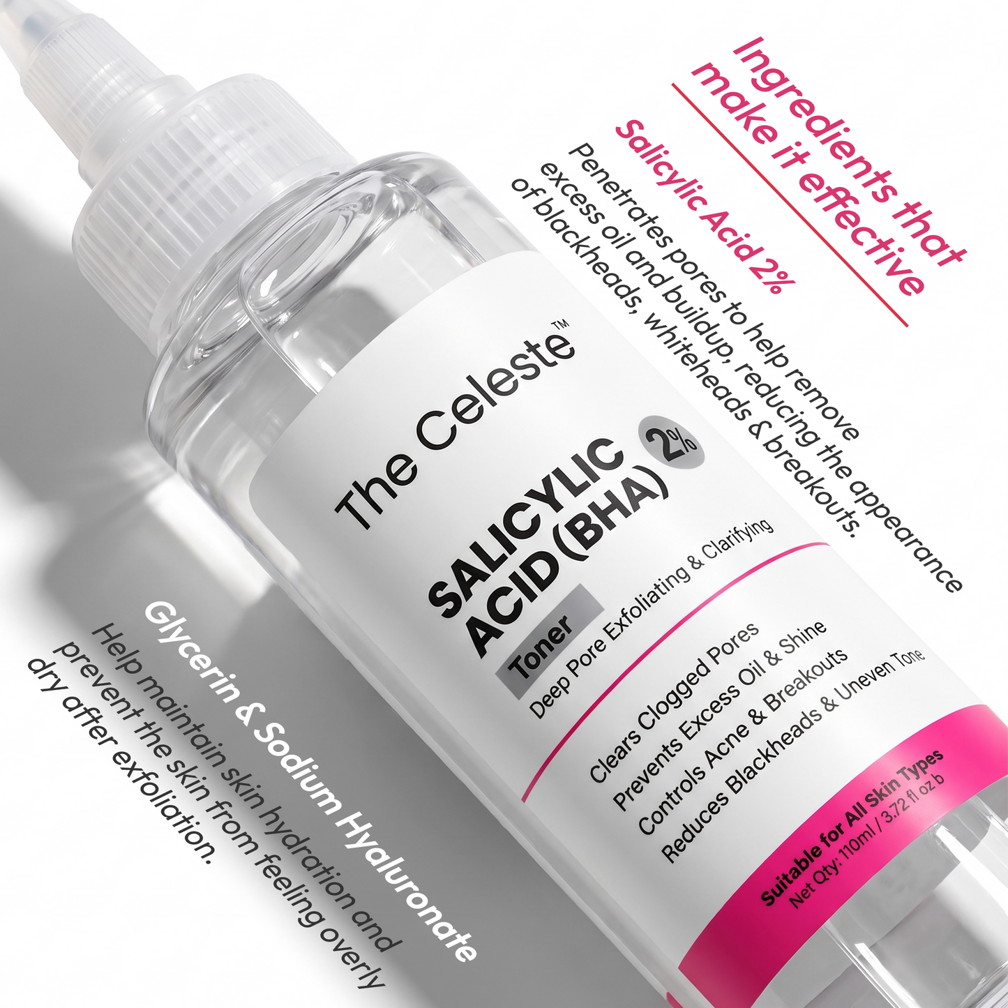 The Celeste Salicylic Acid 2% Toner