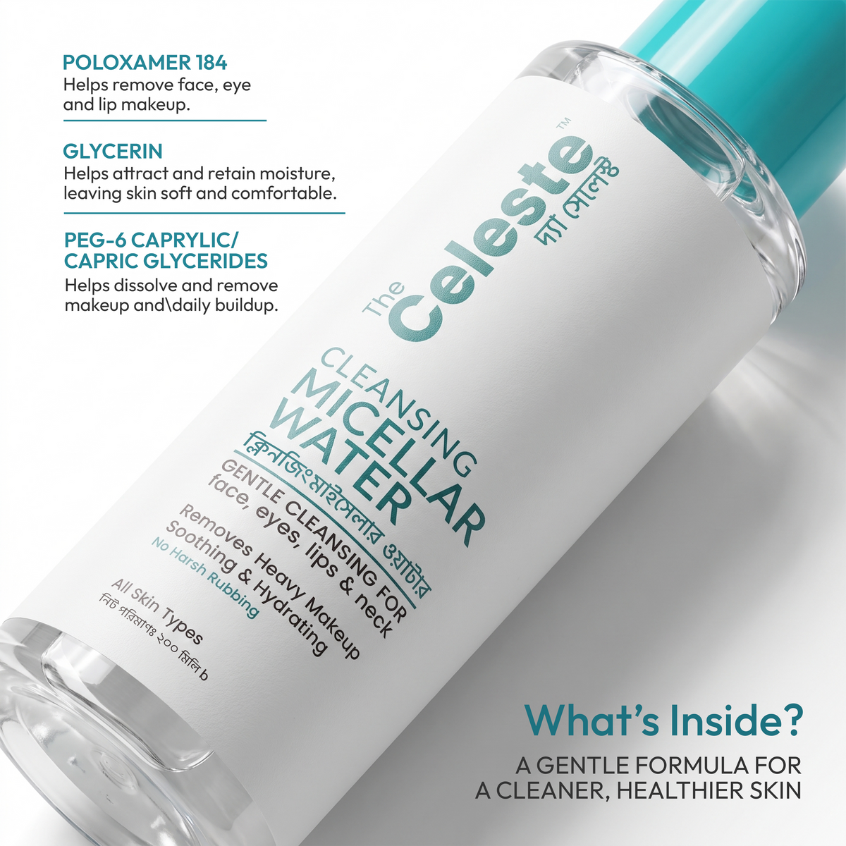 The Celeste Cleansing Micellar Water