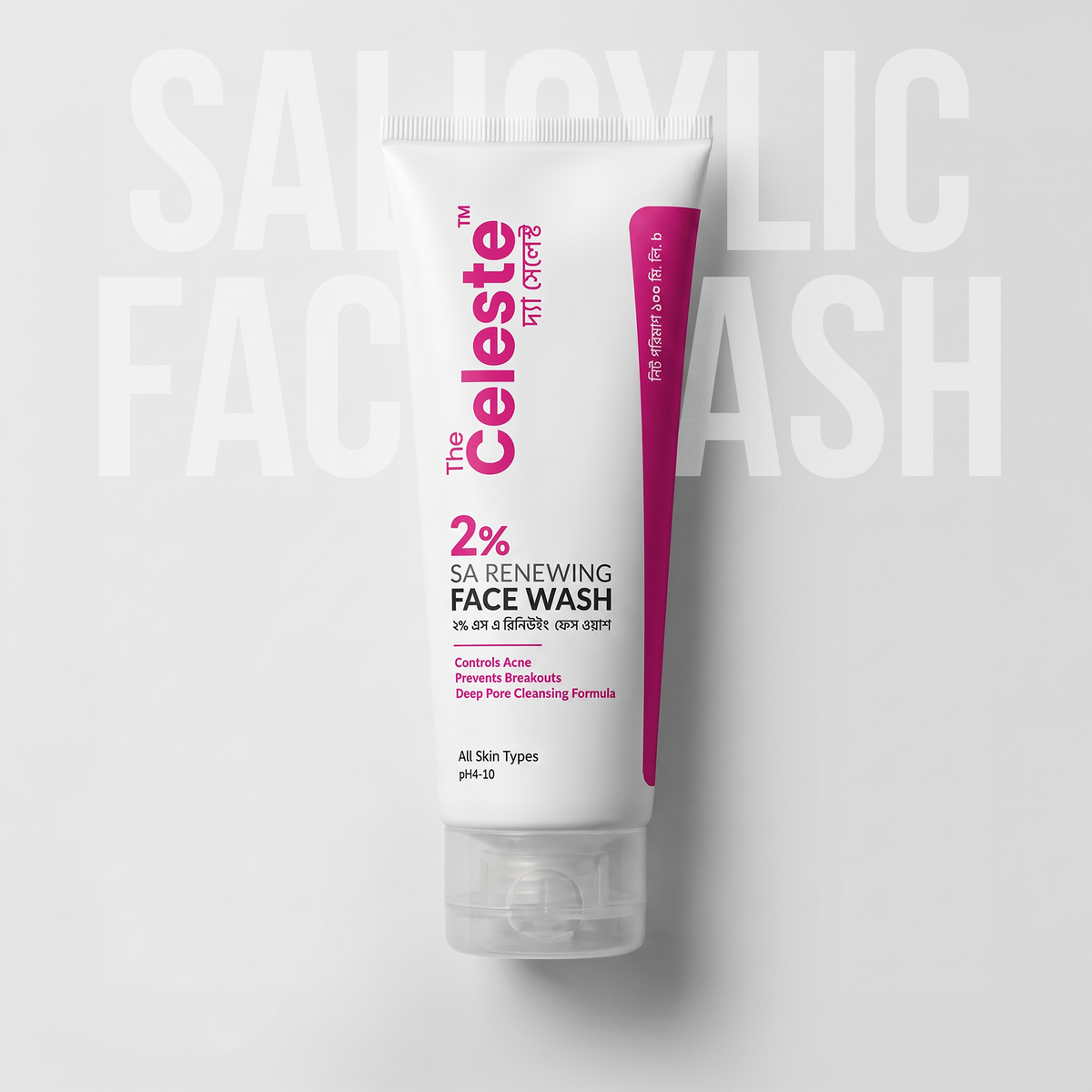 The Celeste 2% SA Renewing Face Wash
