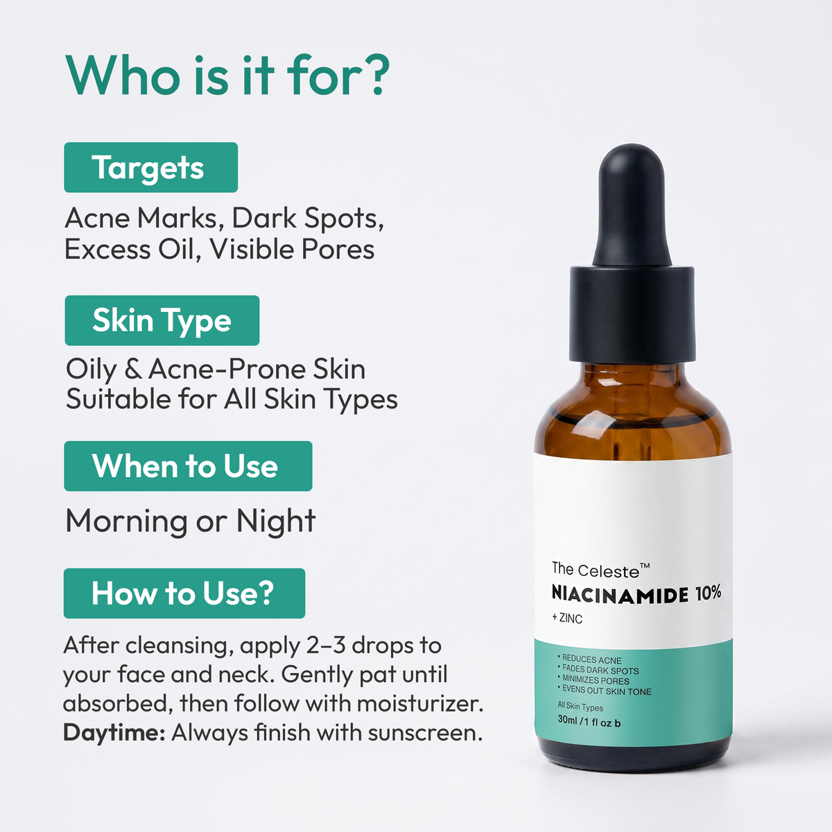 The Celeste Niacinamide 10%