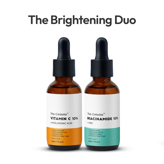The Brightening Duo - Vitamin C 10% & Niacinamide 10%