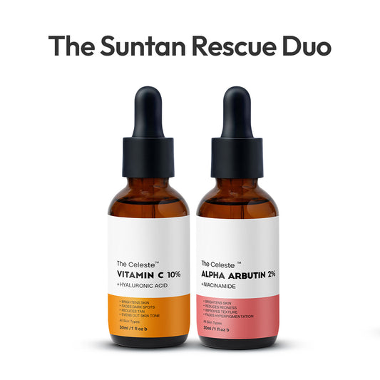 The Suntan Rescue Duo - Vitamin C 10% & Alpha Arbutin 2%