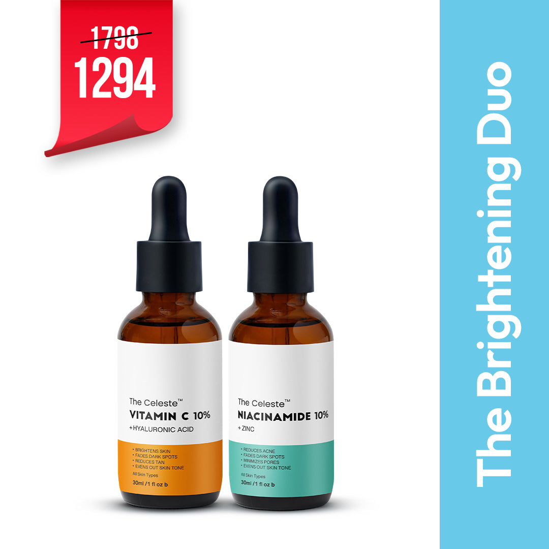 The Brightening Duo - Vitamin C 10% & Niacinamide 10%