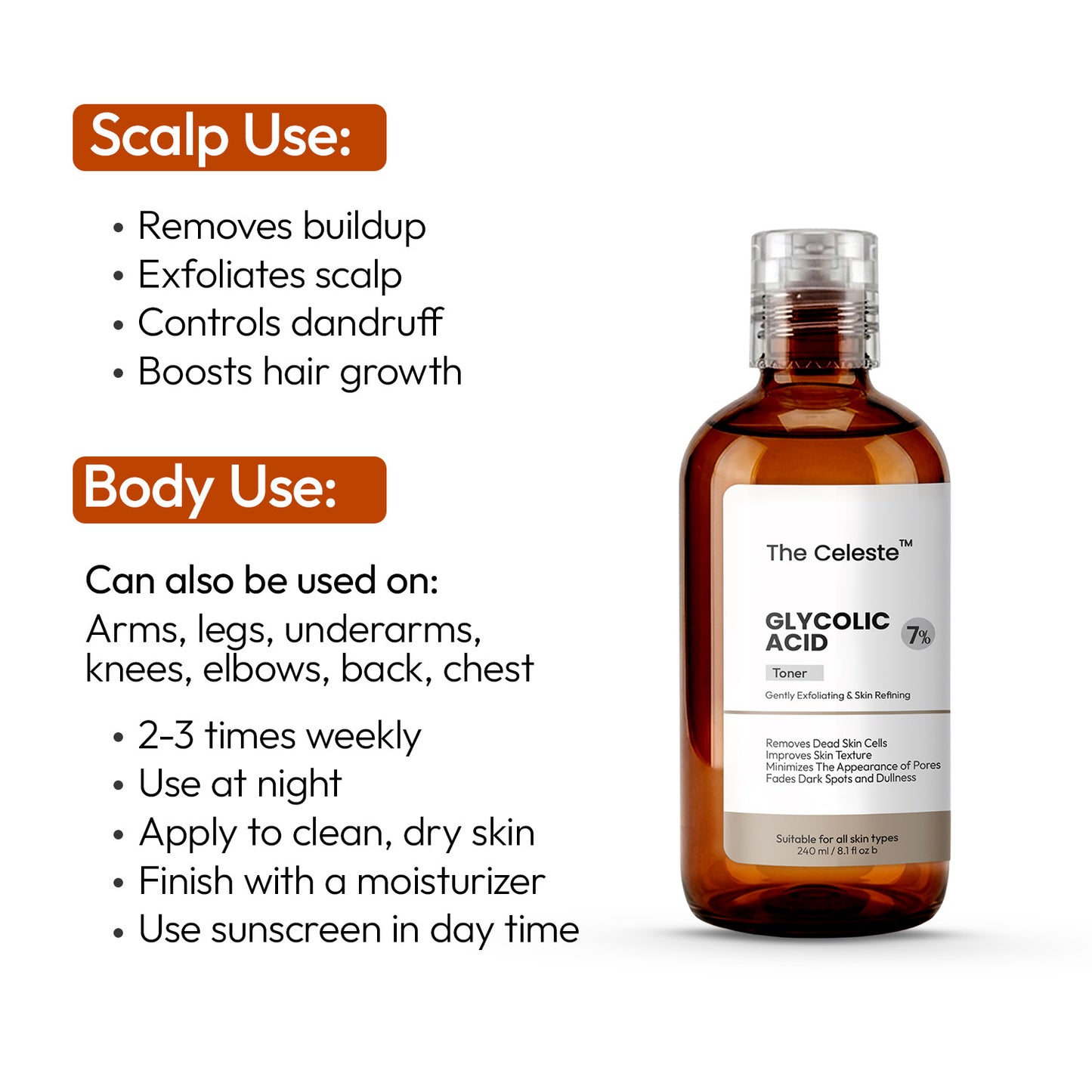 The Celeste Glycolic Acid 7% Toner