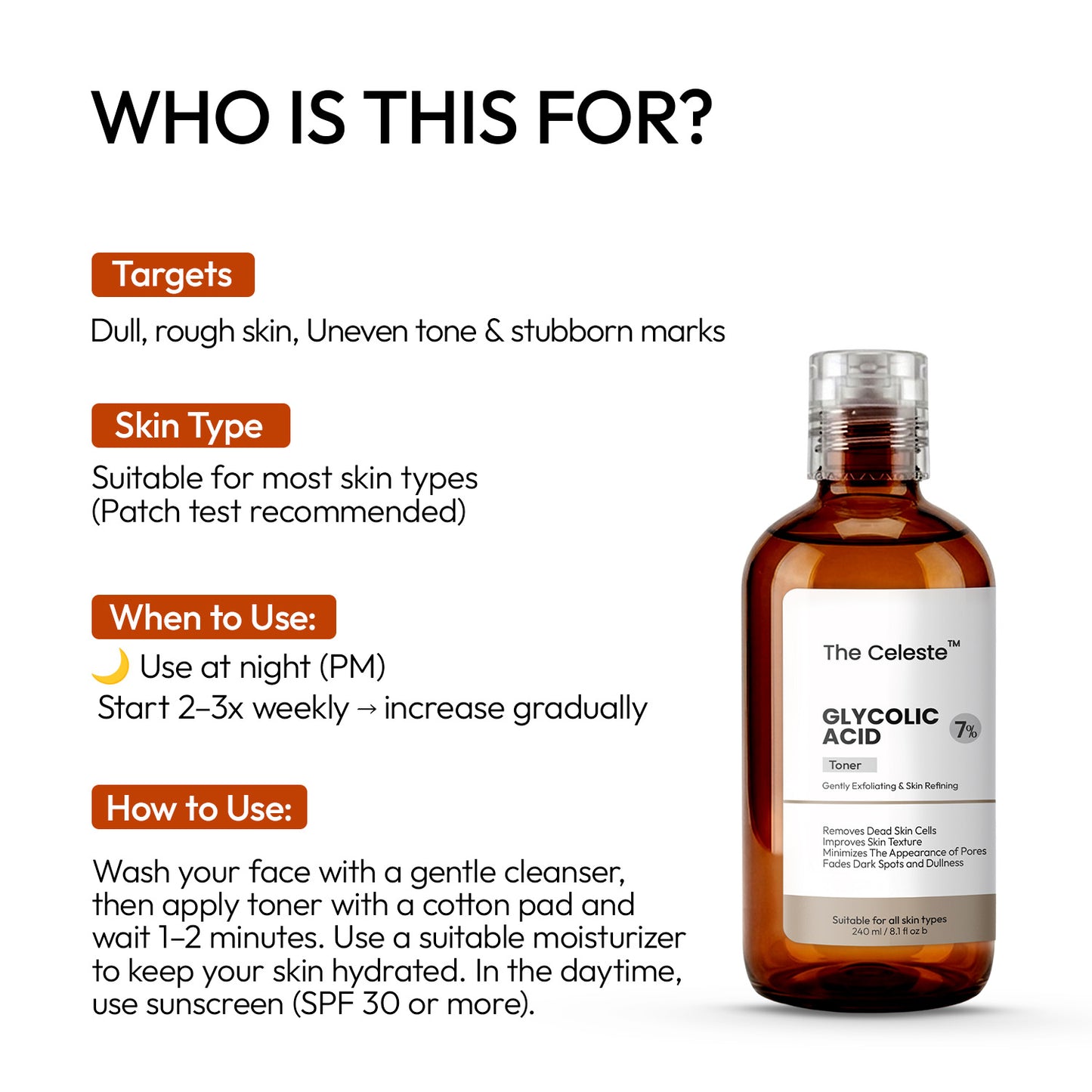 The Celeste Glycolic Acid 7% Toner