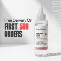 The Celeste Glycolic Acid 7% Toner 240ml, an exfoliating toner formulated to remove dead skin cells and improve the appearance of dull and uneven skin.